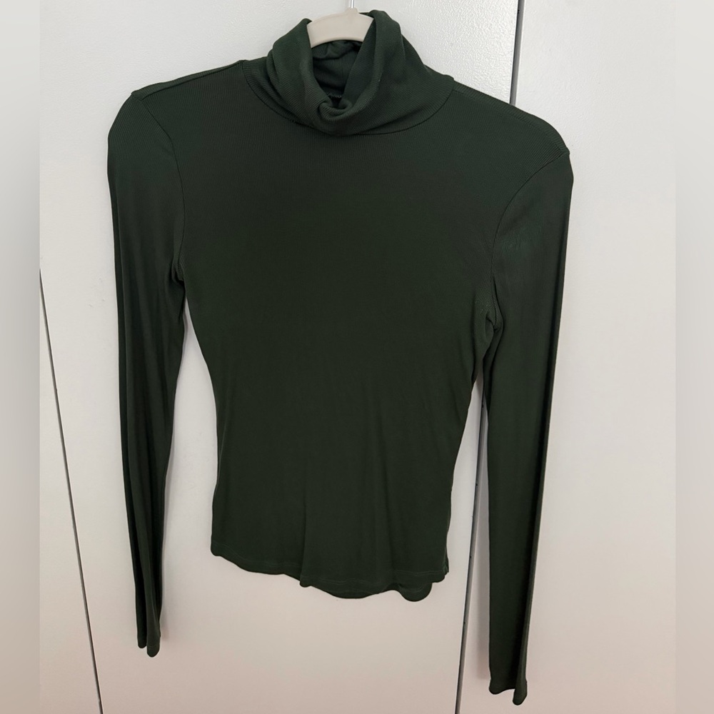 Sunday Best Forest Green Long Sleeve Turtleneck